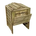 Carré potager - Cerland - Composteur en bois traité - 210 L - image